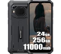KALSG-Bv6200 Plus 24Go+256Go Telephone Portable Incassable,11000Mah,Android 14 Téléphone Débloqué,16Mp+13Mp,6.56"" Hd+ Smartphone Incassable Etanche,Dual 4G Lte/Gps/Nfc/Otg Phones