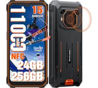 KALSG-Bv6200 Plus Telephone Portable Incassable 256Go+24Go,Telephone Incassable 11000Mah,Octa-Core,6.56"" Hd+ 90Hz,Android15 Smartphone Incassable Ai Caméra,Nfc/3 Slot/Fingerprint/2Ans Garantie