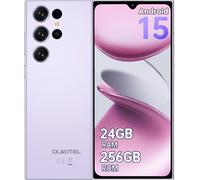 KALSG-C61 Pro Telephone Portable Android 15-Smartphone Pas Cher 24Go+256Go,90Hz Telephone Portable Pas Cher 6.88 Pouces Incel,5150Mah,Dual Sim 4G,Fingerprint/Otg/Gps/2Ans Garantie,Violet