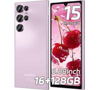 KALSG-C61 Smartphone Pas Cher Android 15-16(4+12) Go +128Go(Tf 1Tb) Telephone Portable Pas Cher,6.88"" Hd+ Écran,5150Mah Telephone,13Mp+5Mp Téléphone Gaming,4G Dual Sim/Gps/Fingerprint/Face Id