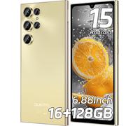 KALSG-C61 Smartphone Pas Cher Android 15-16(4+12) Go +128Go(Tf 1Tb) Telephone Portable Pas Cher,6.88"" Hd+ Écran,Batterie 5150Mah,13Mp+5Mp Téléphone Débloqué,4G Dual Sim/Fingerprint/Face Id/Gps