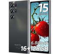 KALSG-C61 Telephone Portable Pas Cher Android 15-16(4+12) Go +128Go/Tf 1To Smartphone Pas Cher,6,88"" Hd+ 90Hz,5150Mah Téléphone,13Mp+5Mp,Smartphone Débloqué 4G Dual Sim/Gps/Fingerprint/Face Id