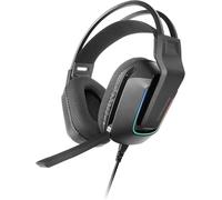 KALSG-Marsgaming Mhax Noir,Casque Gaming Rgb Multiplat+Mic Amovible,53 Mm Hifi Grande