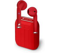 KALSG-Sbs Twin Style-Écouteurs Stéréo Sans Fil Avec Microphone Et Bouton Réponse/Fin D¿Appel,Étui De Charge De 300 Mah,Jusqu'À 2,5 Heures D'Écoute De Musique,Rouge
