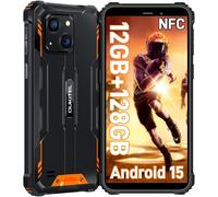 KALSG-Wp32 Telephone Portable Incassable 12Go+128Go,Telephone Incassable 6300Mah,Octa-Core,6"" Hd+,Android14 Telephone Portable Chantier Ip68,20Mp Caméra Primaire,Gps/Nfc/Otg/2Ans Garantie,Orange