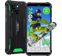 KALSG-Wp32Pro Téléphone Portable Android 14,Smartphone Pas Cher Incassable 6"" Hd+ Octa-Core,24Gb+256Gb Smartphone Débloqué 4G,Batterie 6300Mah,Étanchéité Ip68,5+20Mp Caméra,Double Sim,Otg,Nfc-Vert