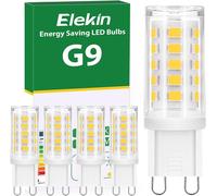Kalsw-Ampoule G9 Led 5w,500lm,Equivalent 50w Halogène,Blanche Froide 6000k,Angle De Faisceau 360°,Sans Scintillement,Ac220-240v,Non-Dimmable,Pour Chambre Salon Cuisine Jardin,Paquet De 5
