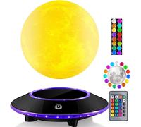 Kalsw-Lampe Lune Flottante,16 Couleurs,20 Modèles,15,24 Cm,Lampe Lune Flottante,Led,Avec Télécommande,Luminosité Réglable Pour Les Amis,Cadeau D'amis,Décoration De Chambre De Bureau
