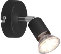 KALSW-Reality,Spot,Paris 1Xgu10,Max.35,0 W Corps: Métal,Noir Mat :8,0Cm,H:11,0Cm Sans Illuminant,Source Lumineuse Remplaçable P
