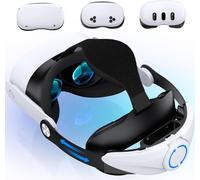 KALSW-Sangle Pour Casque Meta Quest 3/3S Avec Design De Réalité À Commutation Rapide Et Molettes De Réglage,Rembourrage Doux Et Confortable Sangle Vr