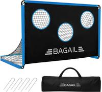 Kaltd-But De Football Avec Cible,2 En 1+Sac De Transport Portable,Facile À Installer,Idéal Pour L'entraînement Au Tir Dans Le Jardin Et Les Matchs Récréatifs,180x120 Cm