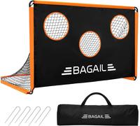 Kaltd-But De Football Avec Cible,2 En 1+Sac De Transport Portable,Facile À Installer,Idéal Pour L'entraînement Au Tir Dans Le Jardin Et Les Matchs Récréatifs,180x120cm