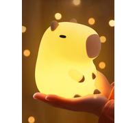 Kaltd-Capybara Veilleuse Mignonne Capybara Avec Contrôle Tactile,Intensité Variable Et Rechargeable,Pour Chambre D'enfant,Lampe De Chevet Pour Femmes,Adolescentes,Filles,Bébés