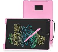KALTD-Jouet Enfant Fille Cadeau,Pour Filles De 2,3,4,5,6 Ans,Tablette A Dessin Enfant 12 Pouces,Jouets Éducatifs Effaçables Pour Tout-Petits,Jouets Pour Noël,Nouvel An,Anniversaire,Rose