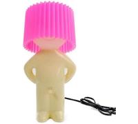 Kaltd-Lampe Veilleuse Naughty Boy Protection Des Petit Homme Timide Lampe Créative Chambre Lampe De Table Pour La Décoration De La Maison Couple Joli Cadeau Fête-Rouge