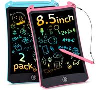 KALTD-Tablette Dessin Enfant 8,5 Pouces,2 Pièces Tablette À Dessiner Effaçable Portable Tablette D'Écriture Lcd Colorée Cadeau Bebe Garcon Fille Jouet Enfants 1 2 3 4 5 6 7 8 Ans