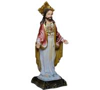 Kaltner Präsente Idée cadeau - Figurine de saint Jésus-Christ / Cœur de Jésus/Fils de Dieu Figurine (hauteur 14,5 cm)