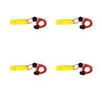 Kalttoy 3. Sangle de cou réglable 120 dB Sifflets 4 pcs de signalisation de sécurité pour la pêche, le kayak, la natation en plein air signalisation de décibels élevés
