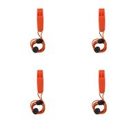 Kalttoy 3. Sangle de cou réglable 120 dB Sifflets 4 pcs de signalisation de sécurité pour la pêche, le kayak, la natation en plein air signalisation de décibels élevés