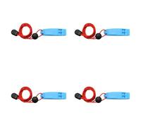 Kalttoy 3. Sangle de cou réglable 120 dB Sifflets 4 pcs de signalisation de sécurité pour la pêche, le kayak, la natation en plein air signalisation de décibels élevés