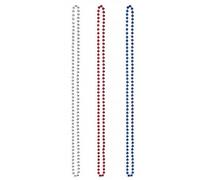 Kalttoy Accessoires de jour de l'indépendance - Ensemble de costume d'oncle-Sam - Serre-tête, chapeau, colliers - Accessoire de cosplay pour filles - Chapeau de fête de l'indépendance - Collier pour