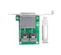 Kalttoy Adaptateur double port SFF-8087 vers SFF-8088 avec adaptateur de support en métal