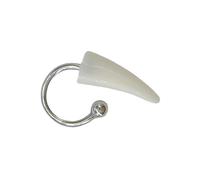 Kalttoy Anneau de lèvre en résine inspiré du punk en forme de fer à cheval pour des styles distinctifs lors de festivals de musique et de spectacles. Bijou de piercing unique, taille unique, Comme