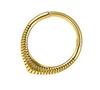 Kalttoy Anneaux de nez résistants aux allergies avec cliquets à charnière pour septum et cerceaux en forme de fleur pour piercing conque et cartilage, 10 mm, Comme décrit, Comme décrit.