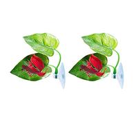 Kalttoy Betta Leaf Pad Hamac double en plastique avec ventouse
