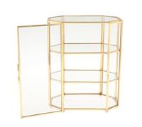 Kalttoy Boîte à bijoux en verre multifonction pour organiser colliers, bagues et bibelots, adaptée pour les mariages et les anniversaires de mariage