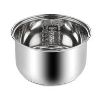 Kalttoy Bol À Insert en Acier Inoxydable Épaissis Antiadhésif 304 pour Cuisinière Riz Domestique Même Chauffage Pièce Remplacement des Pots Intérieurs