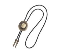 Kalttoy Bolotie Western réglable en cuir avec pendentif en forme de chapeau - Pour homme - Collier décontracté - Accessoire tendance - Cravate en cuir, a, taille unique