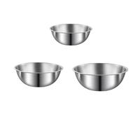 Kalttoy Bols pratiques en acier inoxydable avec bords lisses - Bols de cuisine fonctionnels avec graduations pour cuisiner et servir