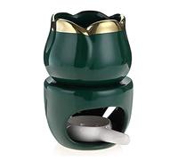 Kalttoy Bougeoir en céramique pour bougie chauffe-plat - Huile essentielle pour brûleur - Pour faire fondre des bougies en cire