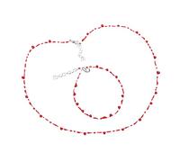 Kalttoy Bracelet vintage tendance en forme de goutte de sang rouge, style hip-hop, punk, croisé, ouvert, collier, banquet, bijoux, collier en forme de croix
