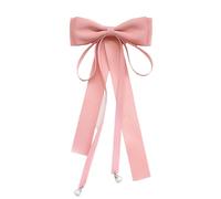 Kalttoy Broche vintage en ruban avec nœud papillon et perles pour femme, pour chemise, jabot, cravate, cravate, fête, rendez-vous, a, taille unique