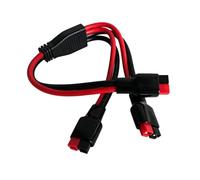 Kalttoy Câble répartiteur d'alimentation 30 A 1 à 2 pour stockage d'énergie | Panneau solaire de charge pour générateur solaire portable, équipement de centrale électrique et connexion de batterie