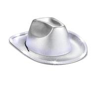 Kalttoy Chapeau de cowgirl occidental à bords larges et lumineux à LED pour festival de musique, fête, spectacles, discothèque, danse, festival de musique