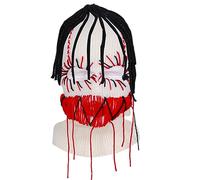 Kalttoy Chapeau horrible tête de mort au crochet pour homme et femme Accessoires photo effrayant voleur Cosplay Halloween fête