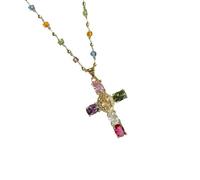 Kalttoy Collier avec pendentif tendance et chaîne réglable