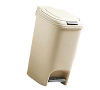 Kalttoy Friendly Poubelle à double ouverture avec mécanisme de presse à pédale 8 l, 10 l, 15 l