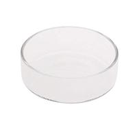 Kalttoy Gamelle en verre transparent pour crevettes 9,9 cm, 8,9 cm, 8,1 cm, 6,6 cm, 6,1 cm, plateau rond pour poissons d'aquarium B