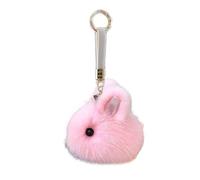 Kalttoy Joli porte-clés en forme de boule de cheveux à suspendre pour sac à dos, sac à main, sac à main pour filles, a, taille unique