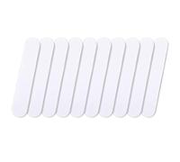 Kalttoy Lot de 10 autocollants réducteurs de taille de chapeau adhésifs invisibles en EVA pour toutes les capuches, réducteur de baseball, absorbeur de sueur, doublure légère, blanc, taille unique