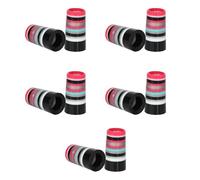 Kalttoy Lot de 10 viroles de golf professionnelles en fer pour arbres parallèles coniques de 0,8 cm