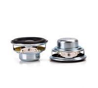 Kalttoy Lot de 2 mini haut-parleurs 40 mm Gamme complète 16 cœurs 4 Ohm 5 W Étanche Diamètre pour Home Cinéma