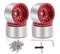 Kalttoy Lot de 4 verrous Beadlock de 2,5 cm pour véhicules à chenilles télécommandés à l'échelle 1/18 Idéal pour les aventures en plein air Accessoires sur chenilles