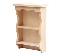 Kalttoy Meubles miniatures vintage ClassyBookshelf Accessoires de décoration de chambre à coucher 1:12 Vintage Bibliothèque Salle commune Accessoires miniatures