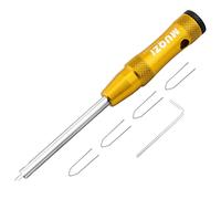 Kalttoy Outil d'insertion de mamelon de rayon de vélo de route pliable pour enlever le mamelon de rayon Clé d'installation Outil pilote de rayons