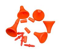 Kalttoy Pack d'accessoires de pêche compact | Boîte de transport, engrenage en caoutchouc souple, valeur d'installation du rivage, pêcheurs récréatifs